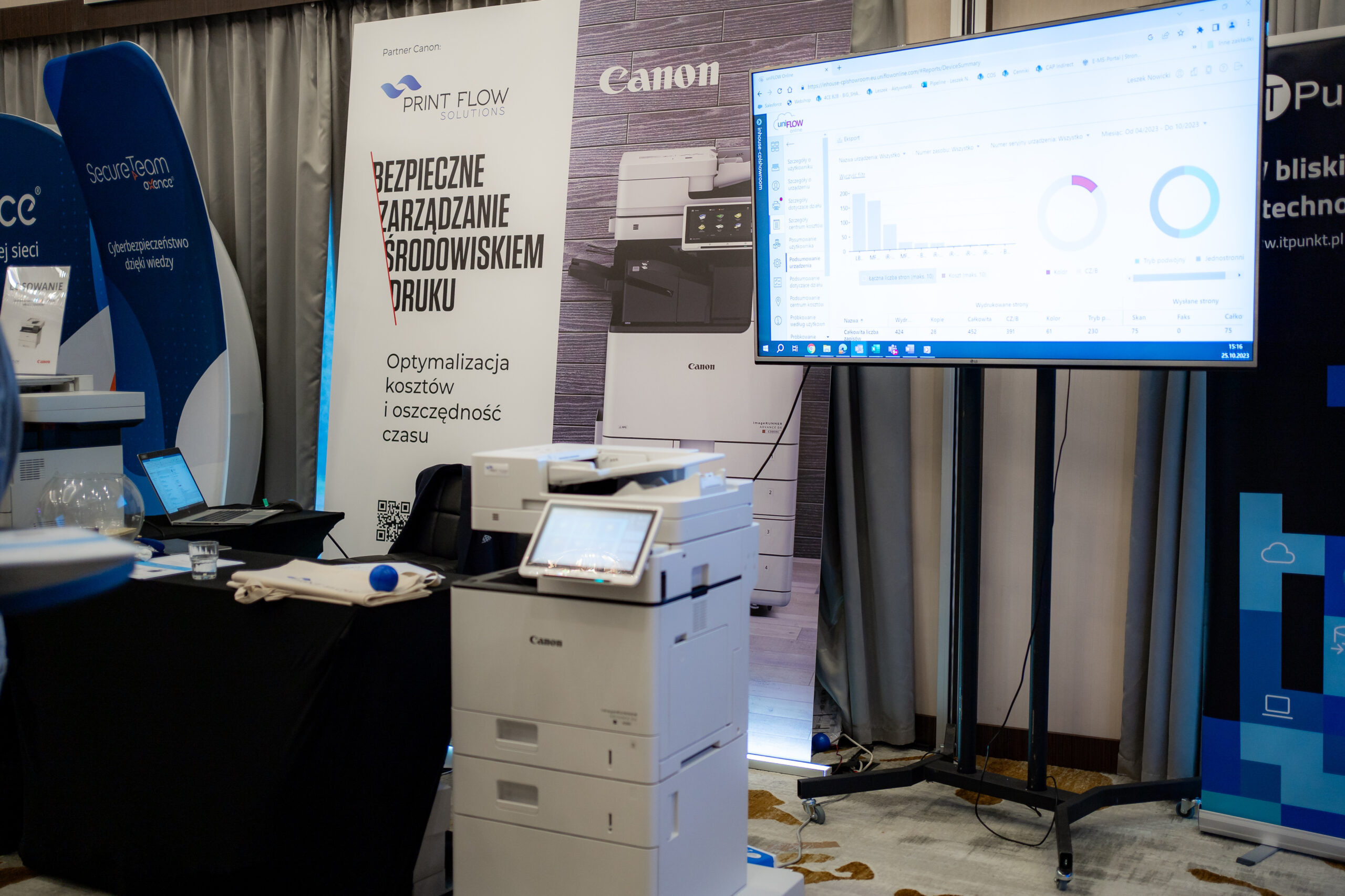 Print Flow Solutions i Canon na VII Forum Bezpieczeństwa IT w Administracji